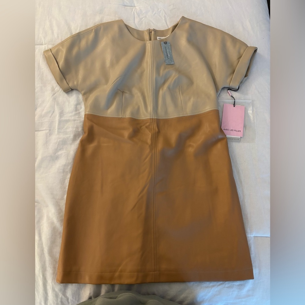 Leather Mini Dress